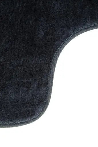 Charcoal Grey Bath and Pedestal Mat Set | Soak Orsina