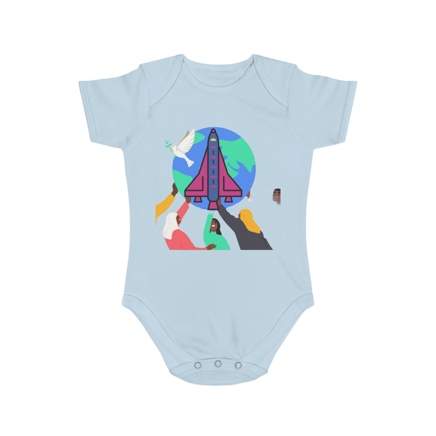 Space Adventure Baby Bodysuit, Perfect Gift for New Parents, Baby Shower, Cosmic Baby Clothes, Playful Infant Onesie