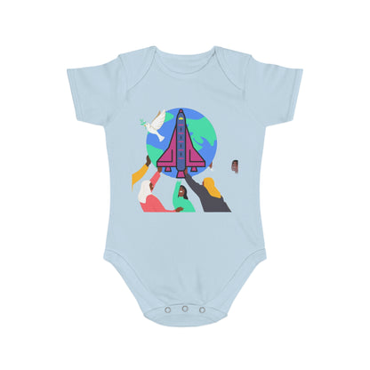 Space Adventure Baby Bodysuit, Perfect Gift for New Parents, Baby Shower, Cosmic Baby Clothes, Playful Infant Onesie
