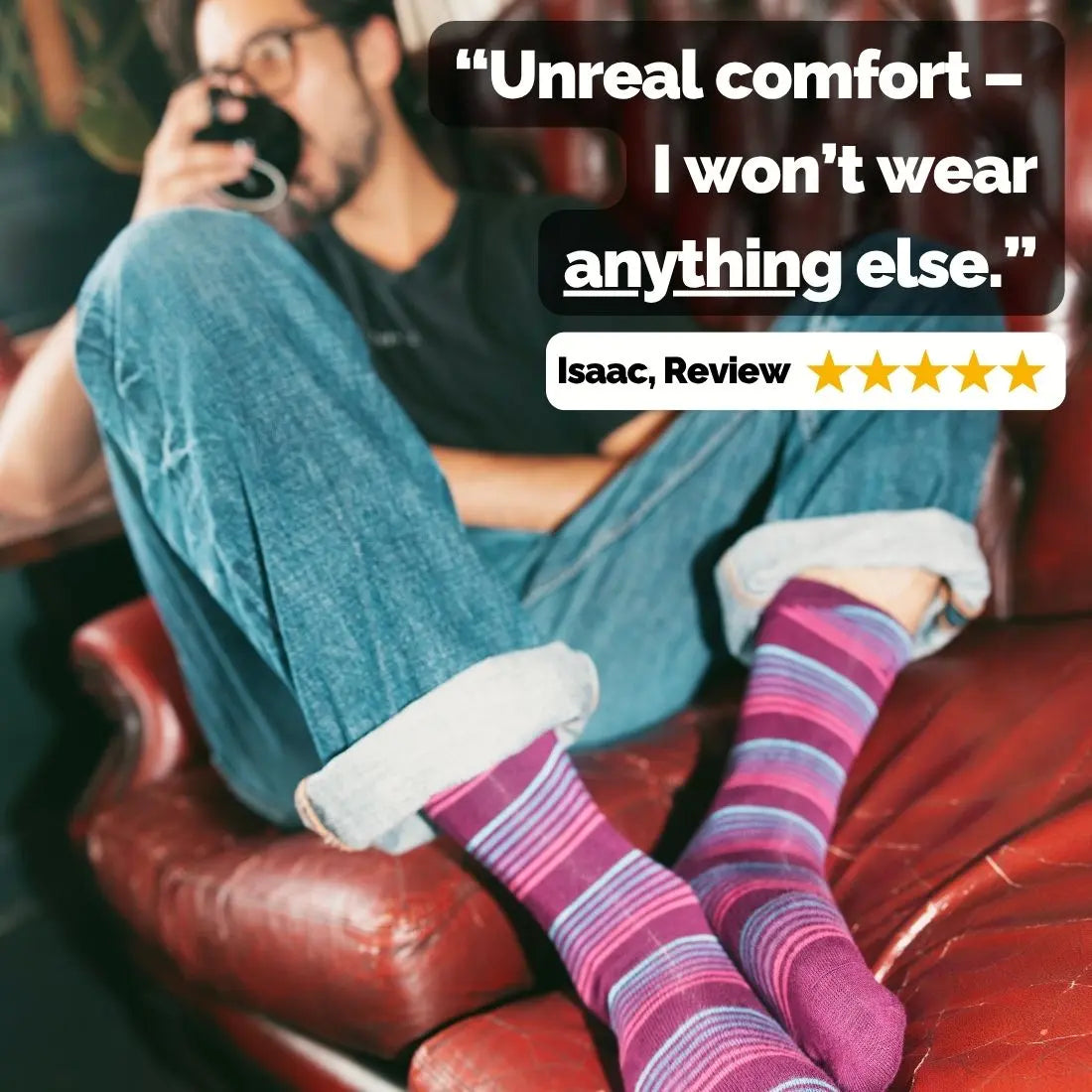 Chaussettes en bambou durable, conçues pour durer