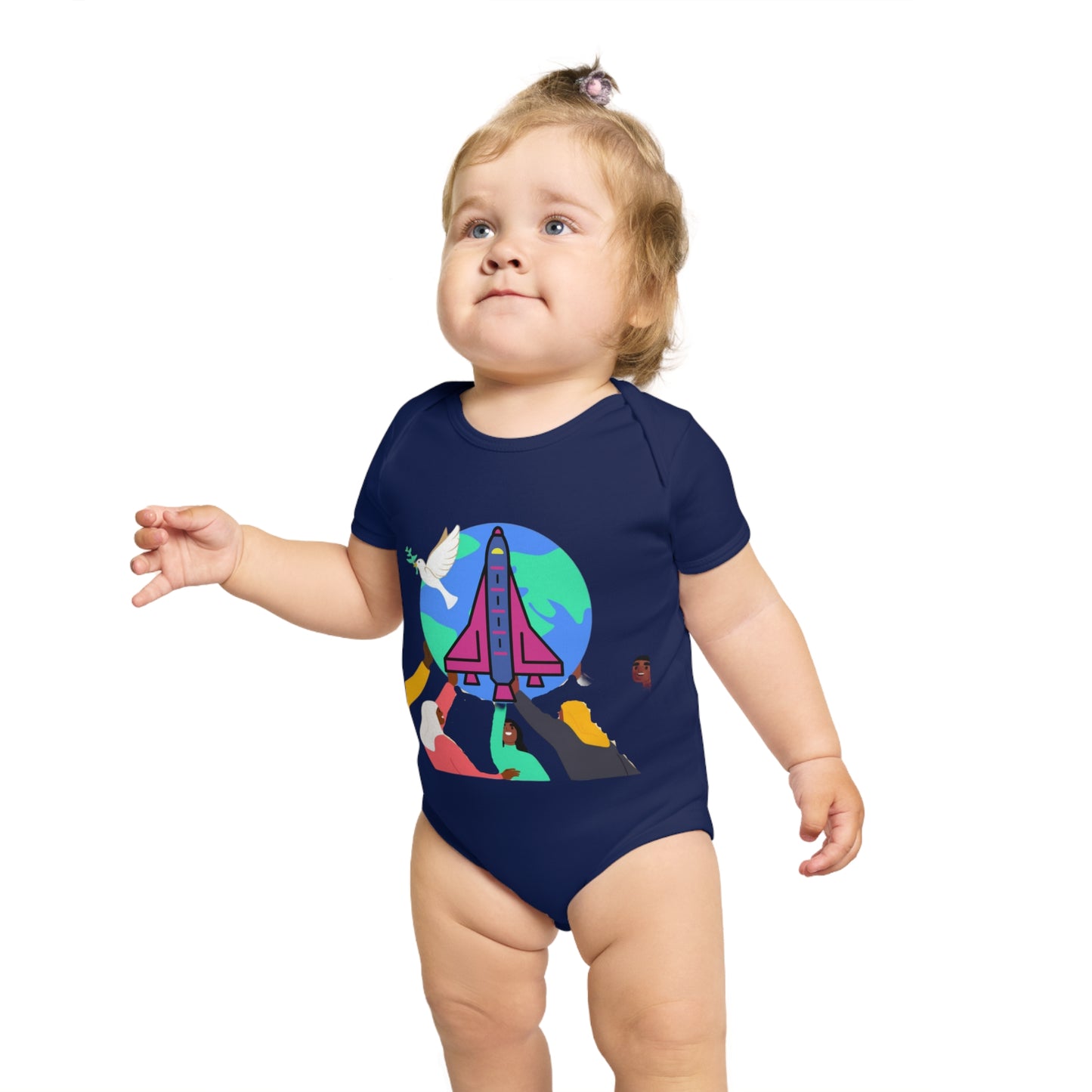 Space Adventure Baby Bodysuit, Perfect Gift for New Parents, Baby Shower, Cosmic Baby Clothes, Playful Infant Onesie