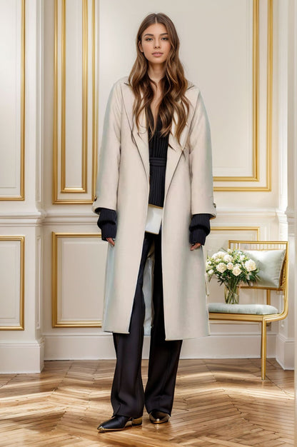 Autumn And Winter Women's Wool Coat Jacket