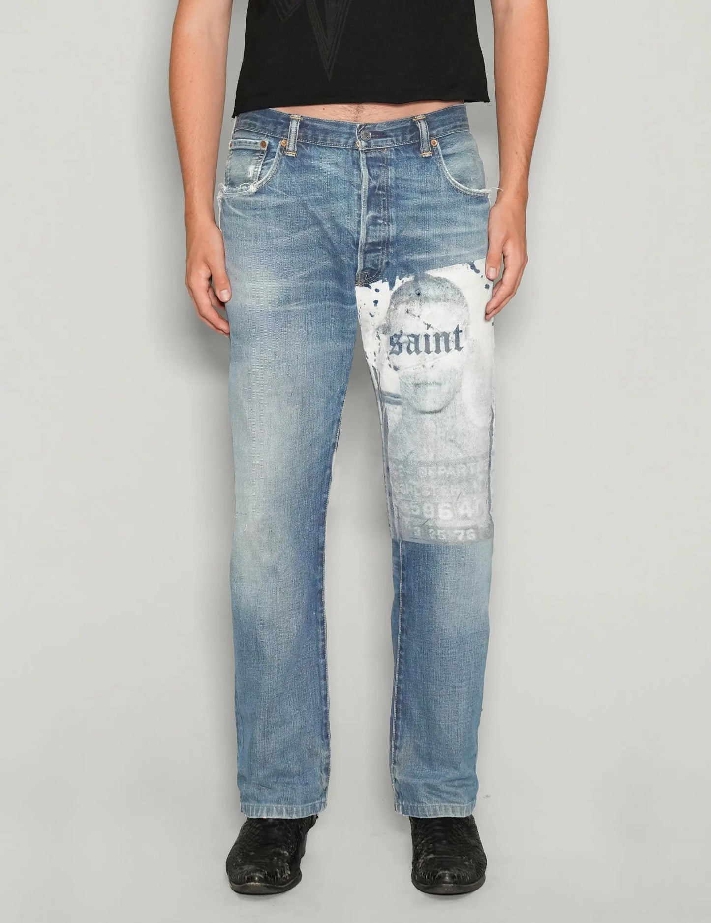 'Saint' Jeans in Light Blue Stuart Trevor