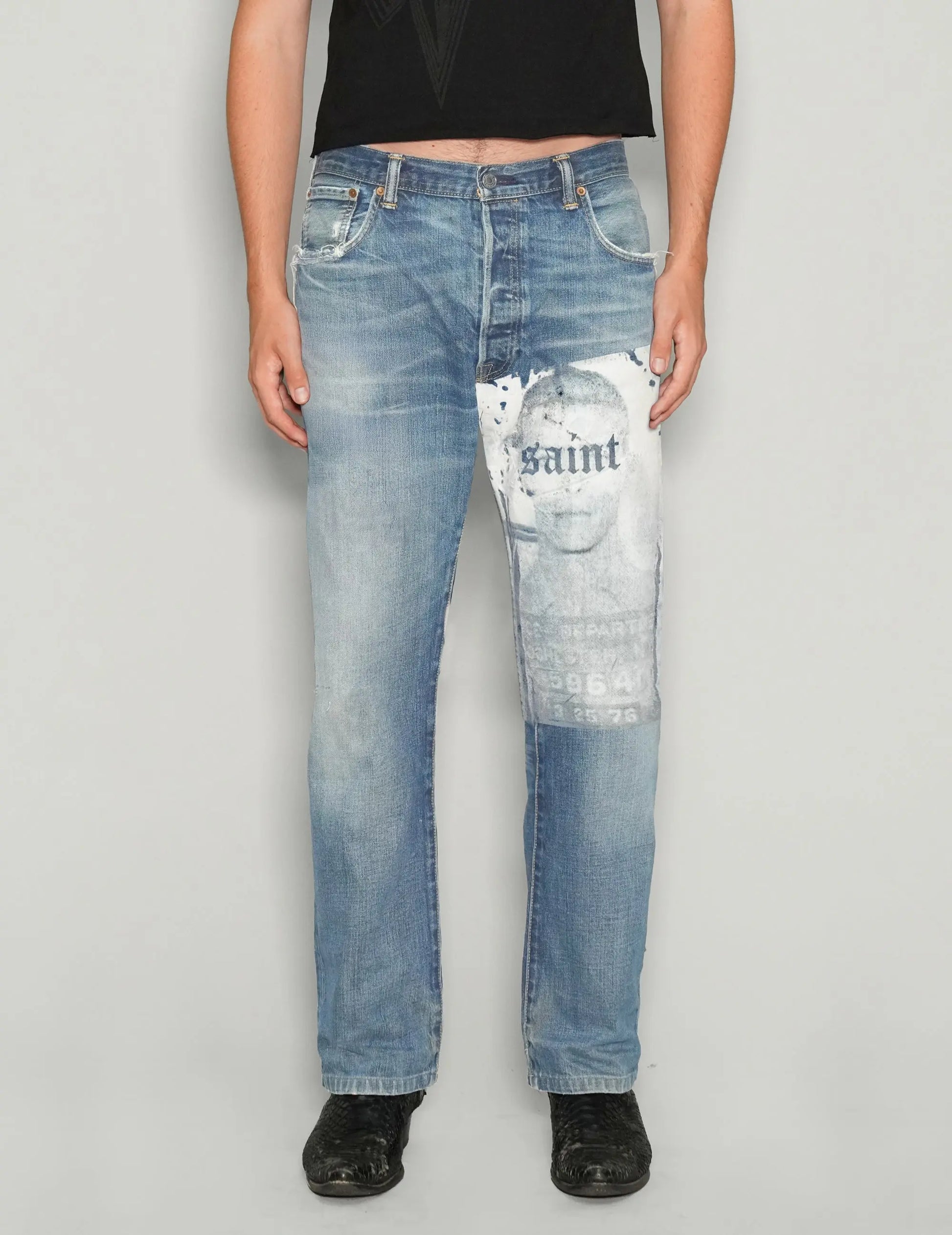 'Saint' Jeans in Light Blue Stuart Trevor