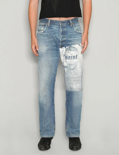 'Saint' Jeans in Light Blue Stuart Trevor