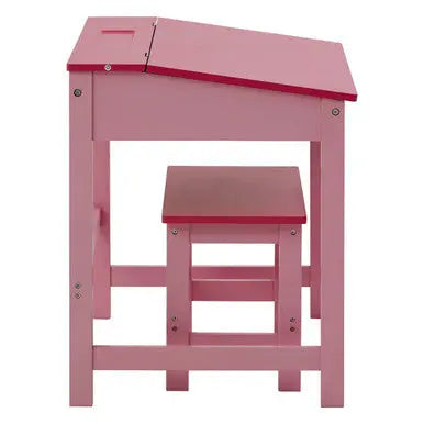 Jordan Childrens Pink Desk And Stool Orsina