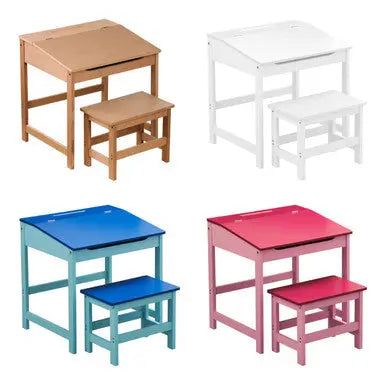 Jordan Childrens Pink Desk And Stool Orsina