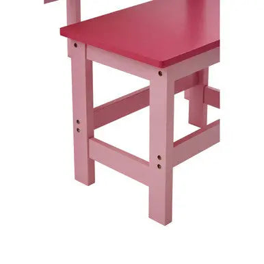 Jordan Childrens Pink Desk And Stool Orsina