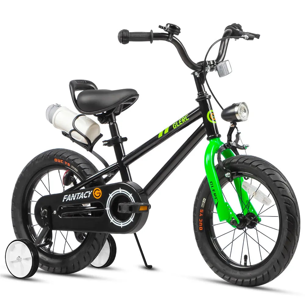 Glerc 16 Inch Kids Bike with Water Bottle - Fantacy GlercBikesUK