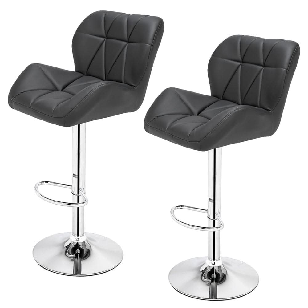 2pcs Bar Stool Grey