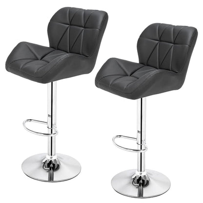 2pcs Bar Stool Grey