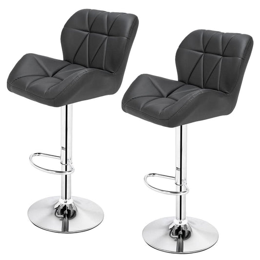 2pcs Bar Stool Grey
