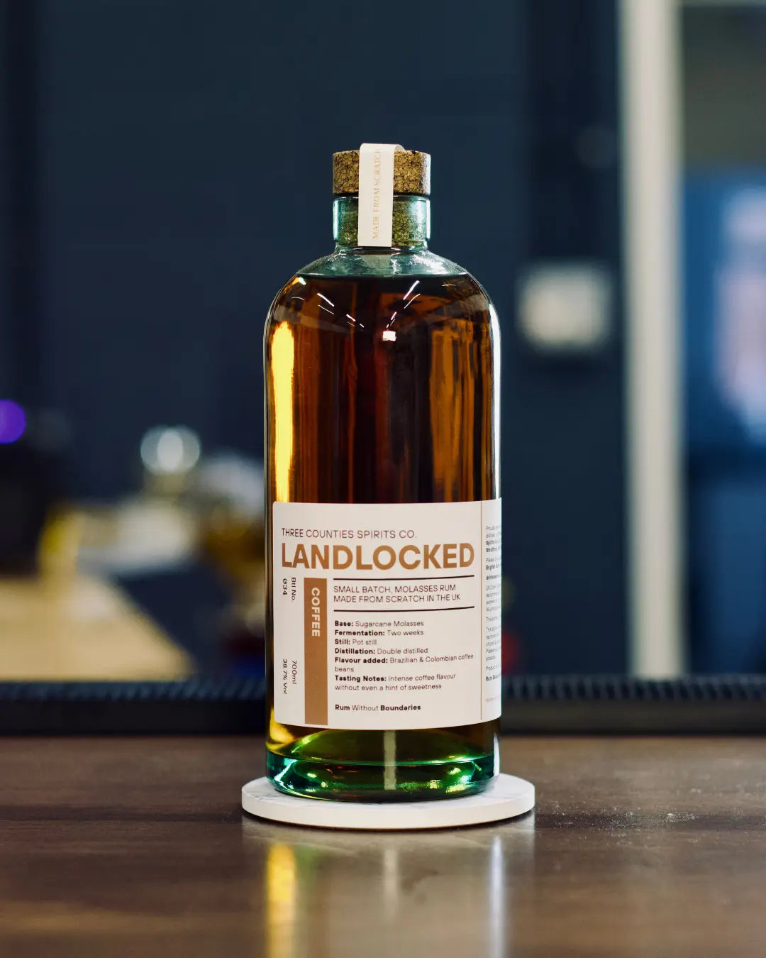 Landlocked English Coffee Rum Three Counties Spirits Co