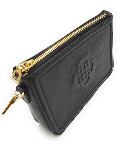 SADDLER FRANKIE Real Leather Designer Zip Top Make-up Pouch| Gift Boxed