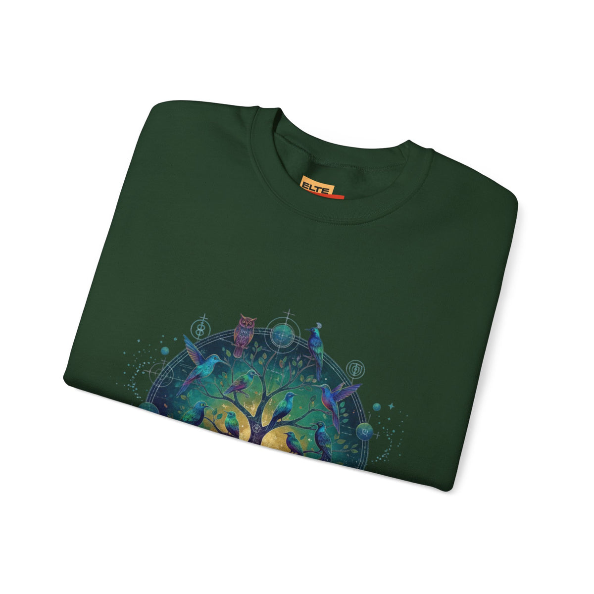 Tree of Life Crewneck Sweatshirt — Spiritual Nature Graphic Pullover