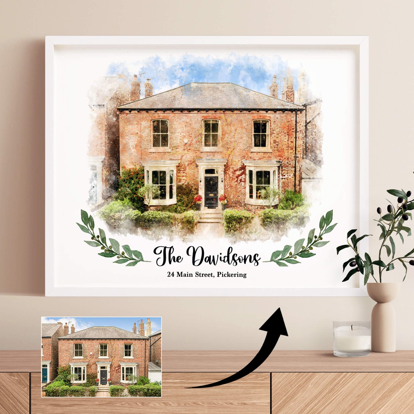 Custom House Portrait