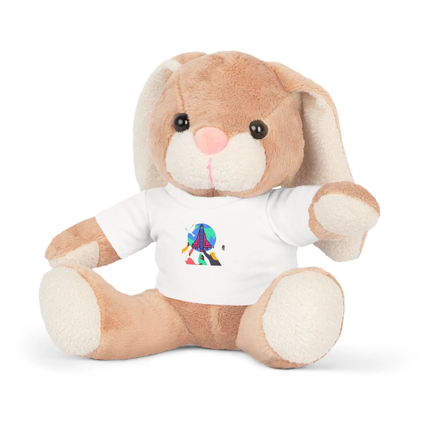 First Home Plush Toy with T-Shirt Printify