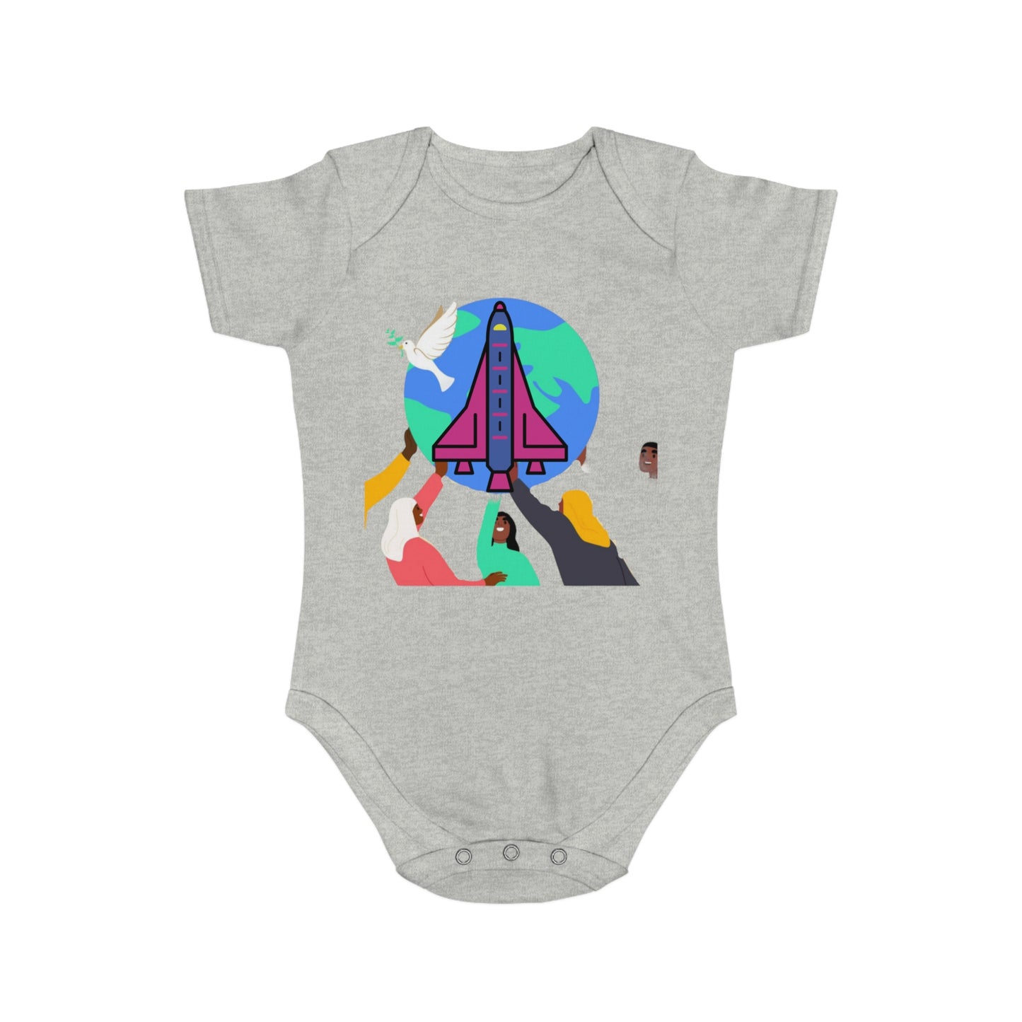 Space Adventure Baby Bodysuit, Perfect Gift for New Parents, Baby Shower, Cosmic Baby Clothes, Playful Infant Onesie