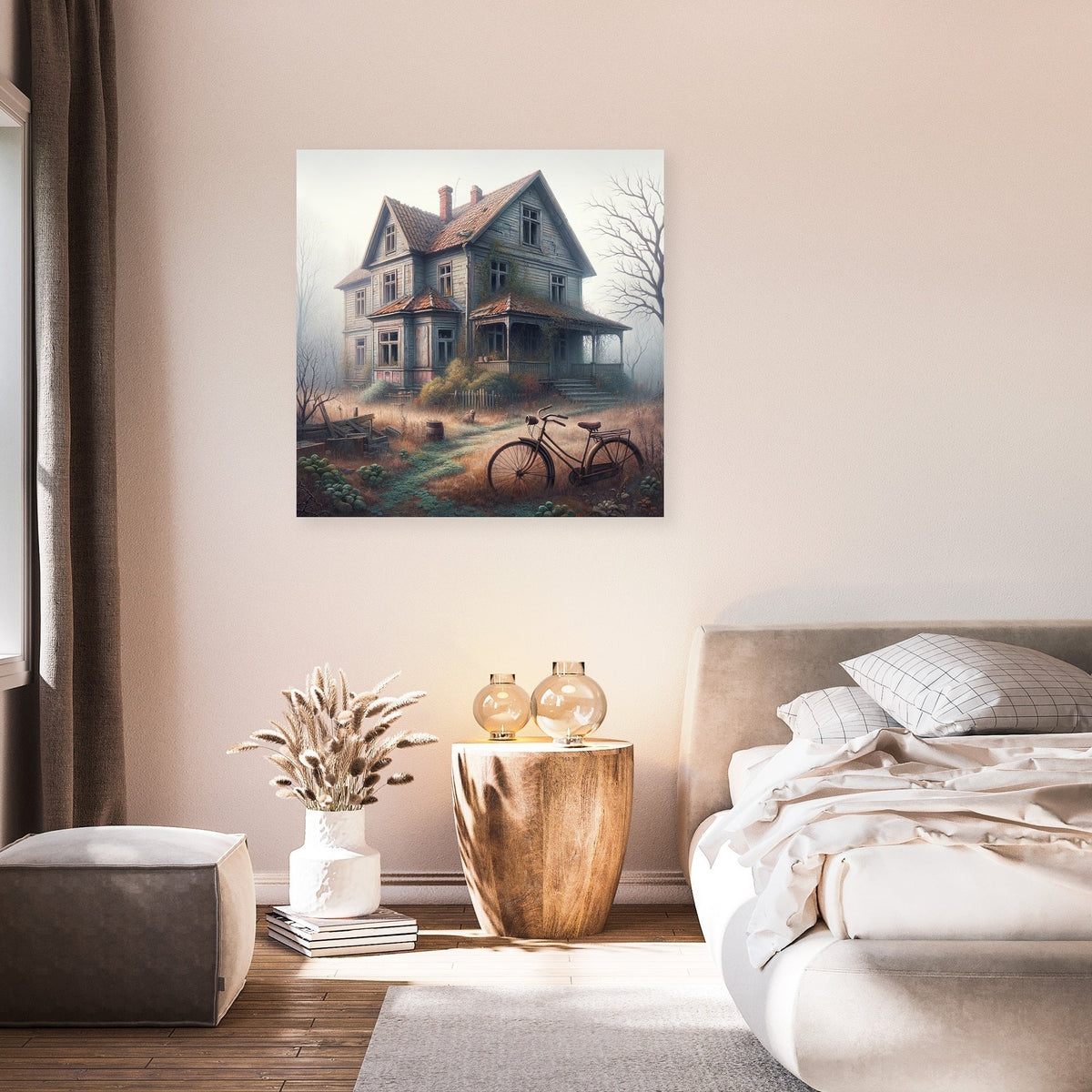 Suburban Relic Home Canvas