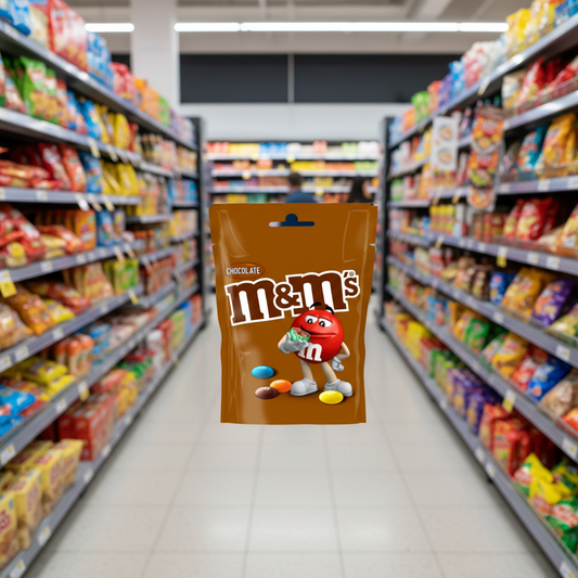 13 x M&m's Milk Chocolate Pouch Bag - 112GM