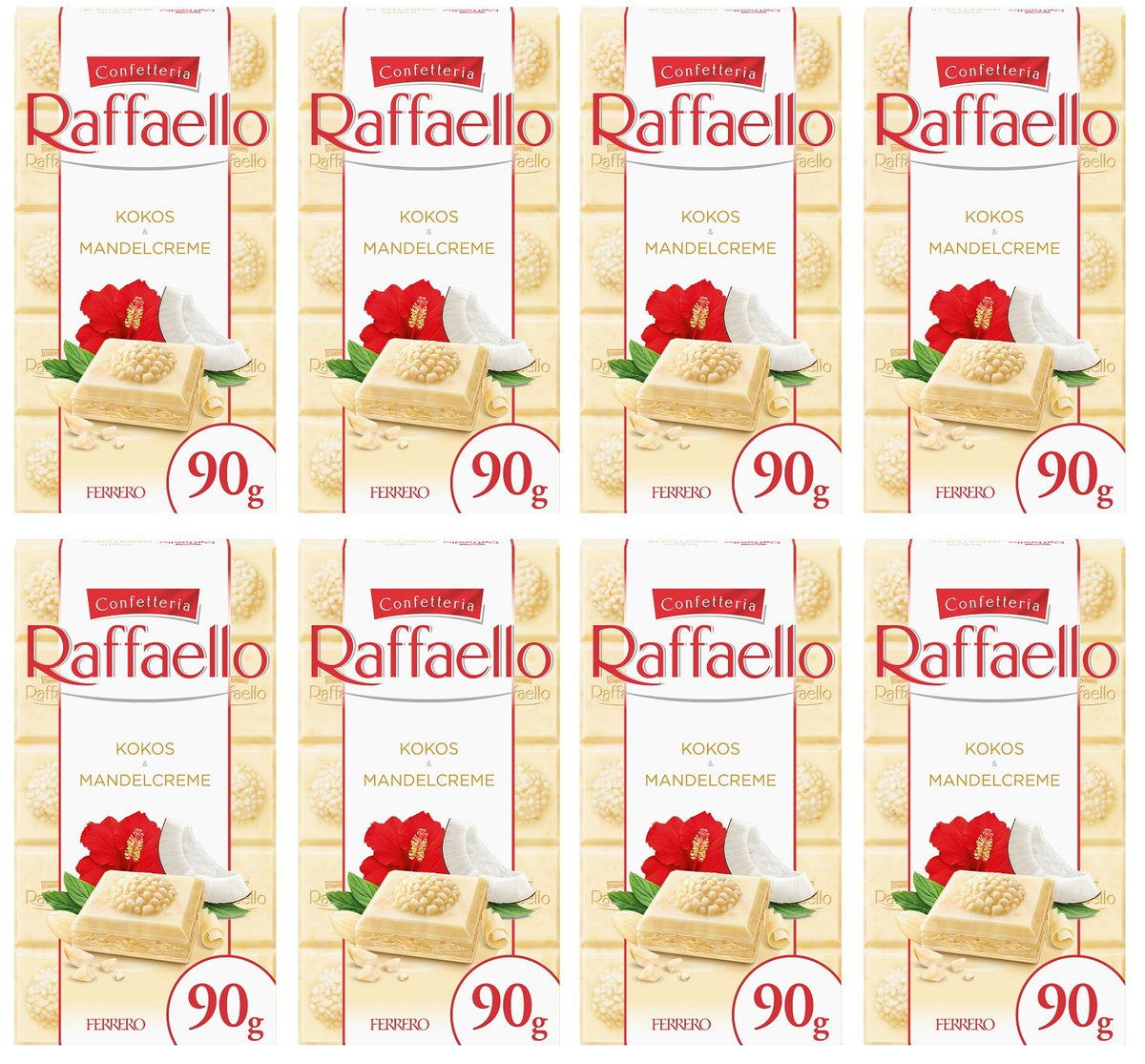 8 x Ferrero Rocher White Chocolate Hazelnut 90G