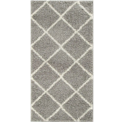 Moroccan Grey Shaggy Rug | 510 The Rugs