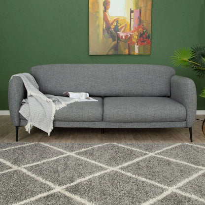 Moroccan Grey Shaggy Rug | 510 The Rugs