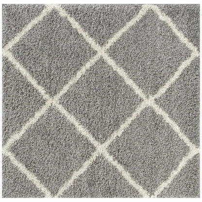 Moroccan Grey Shaggy Rug | 510 The Rugs