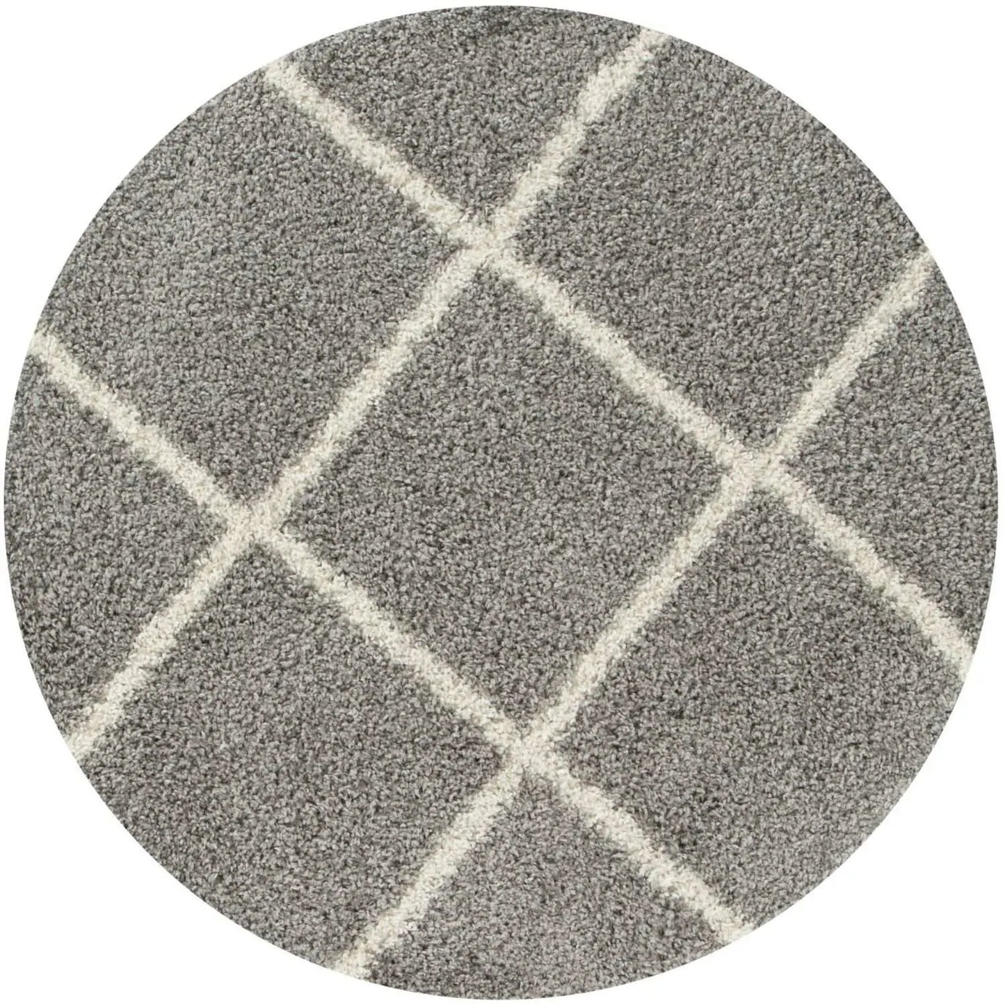Moroccan Grey Shaggy Rug | 510 The Rugs