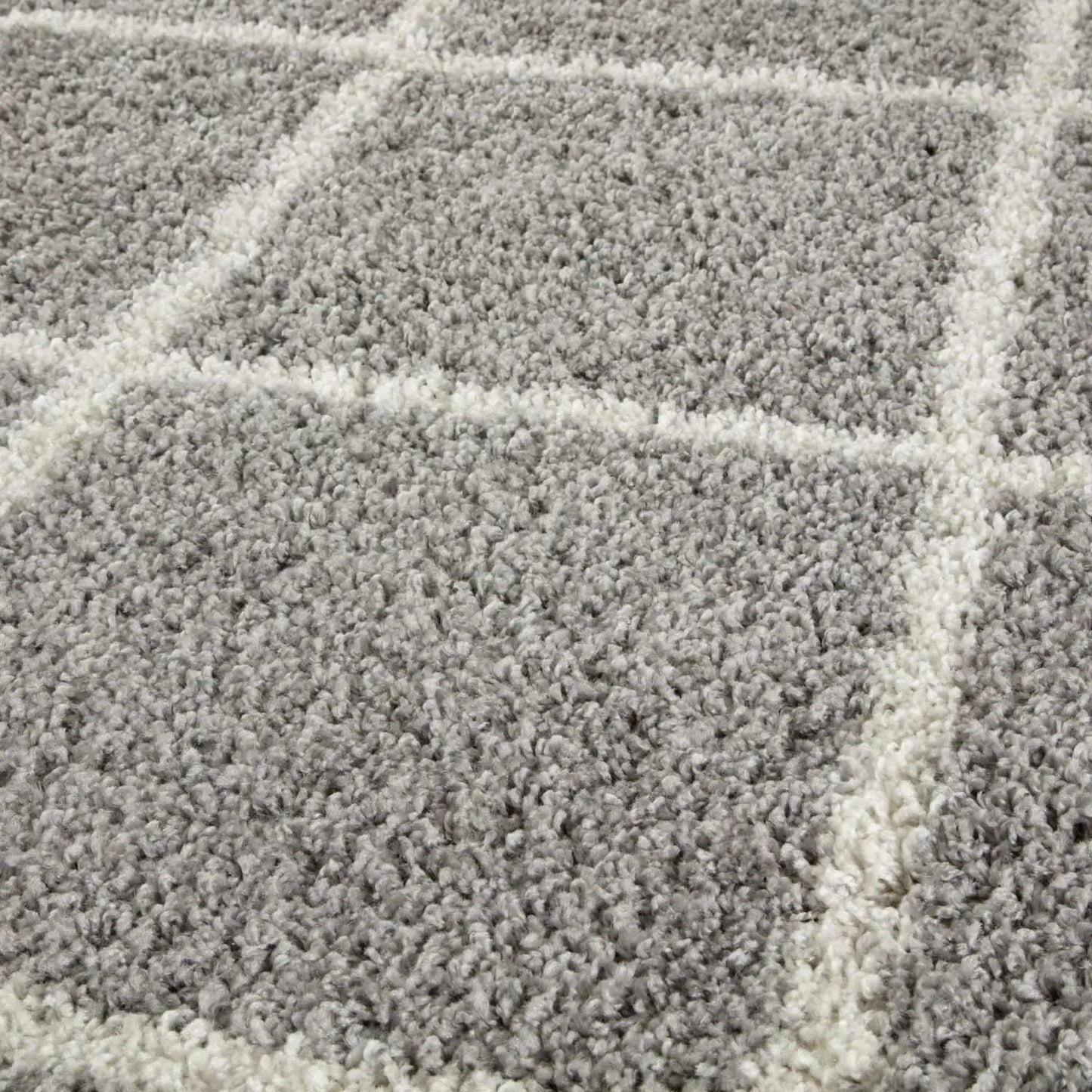 Moroccan Grey Shaggy Rug | 510 The Rugs