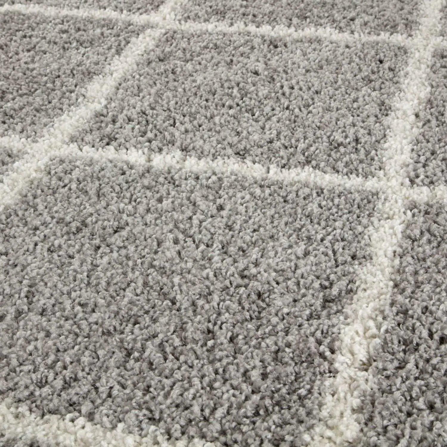 Moroccan Grey Shaggy Rug | 510 The Rugs