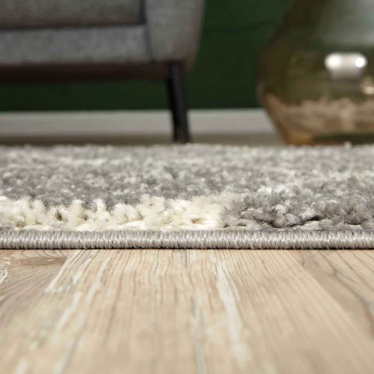 Moroccan Grey Shaggy Rug | 510 The Rugs