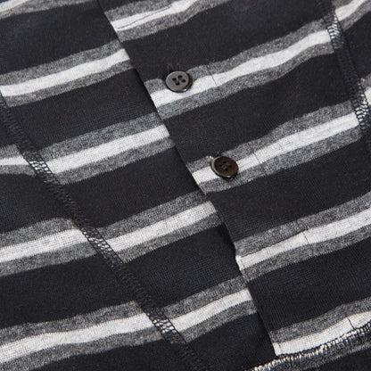 Sock Stack Boxer Shorts 6 Pack Striped Cotton Blend Stretch Men's Underwear Black Grey Cotton Rich Stretch Comfort Fit Sock Stack