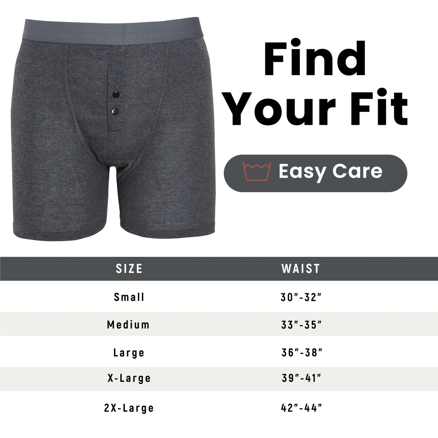 Sock Stack Boxer Shorts 6 Pack Striped Cotton Blend Stretch Men's Underwear Black Grey Cotton Rich Stretch Comfort Fit Sock Stack