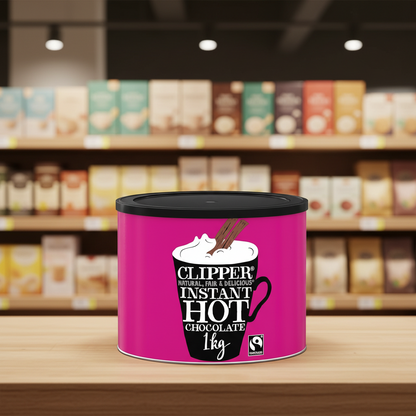Clipper Fairtrade Instant Hot Chocolate - 1kg
