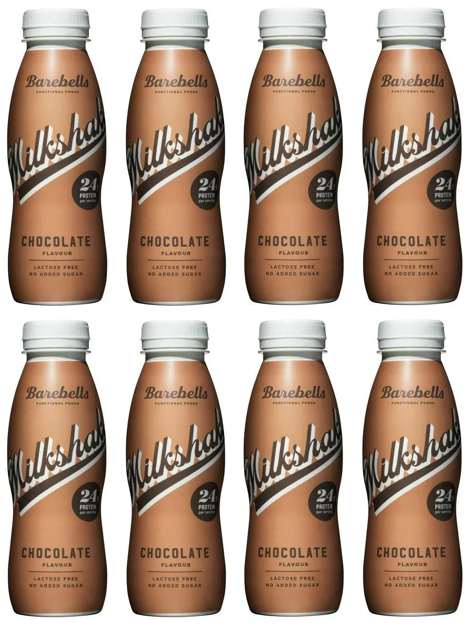 8 x Barebells Protein Shake Chocolate 24g - 330ML British Grocery