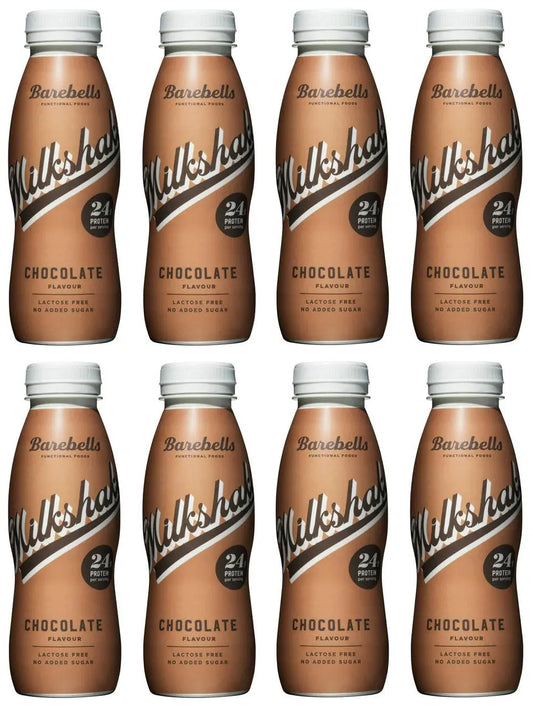 8 x Barebells Protein Shake Chocolate 24g - 330ML British Grocery
