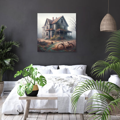 Suburban Relic Home Canvas