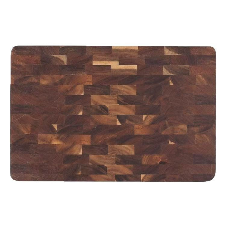 Solid Wood Cutting Board Acacia Mangium Chessboard Grid Cutting Board