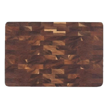 Solid Wood Cutting Board Acacia Mangium Chessboard Grid Cutting Board