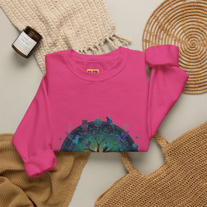 Tree of Life Crewneck Sweatshirt — Spiritual Nature Graphic Pullover
