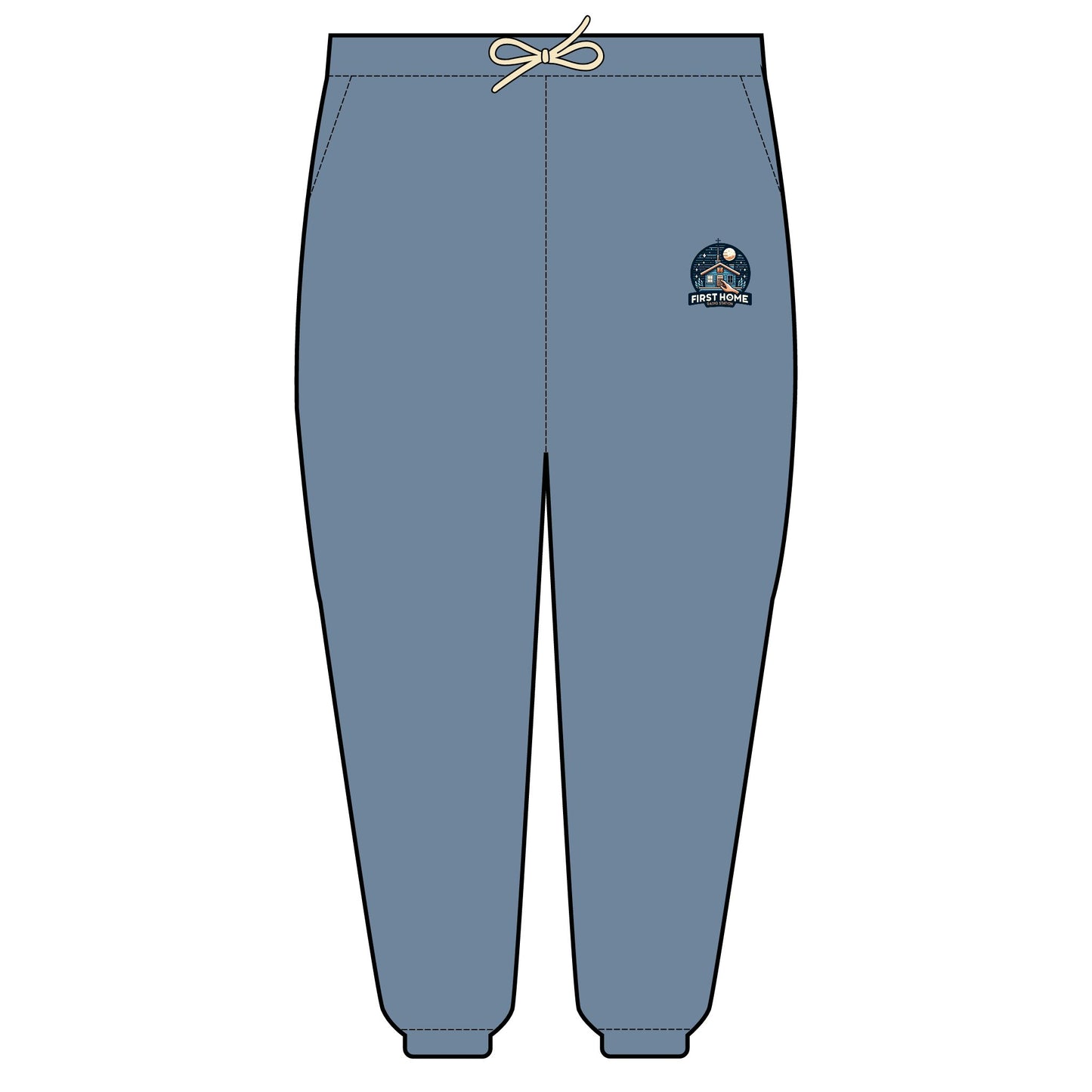 Fleece Sweatpants - First Home Radio Logo Design