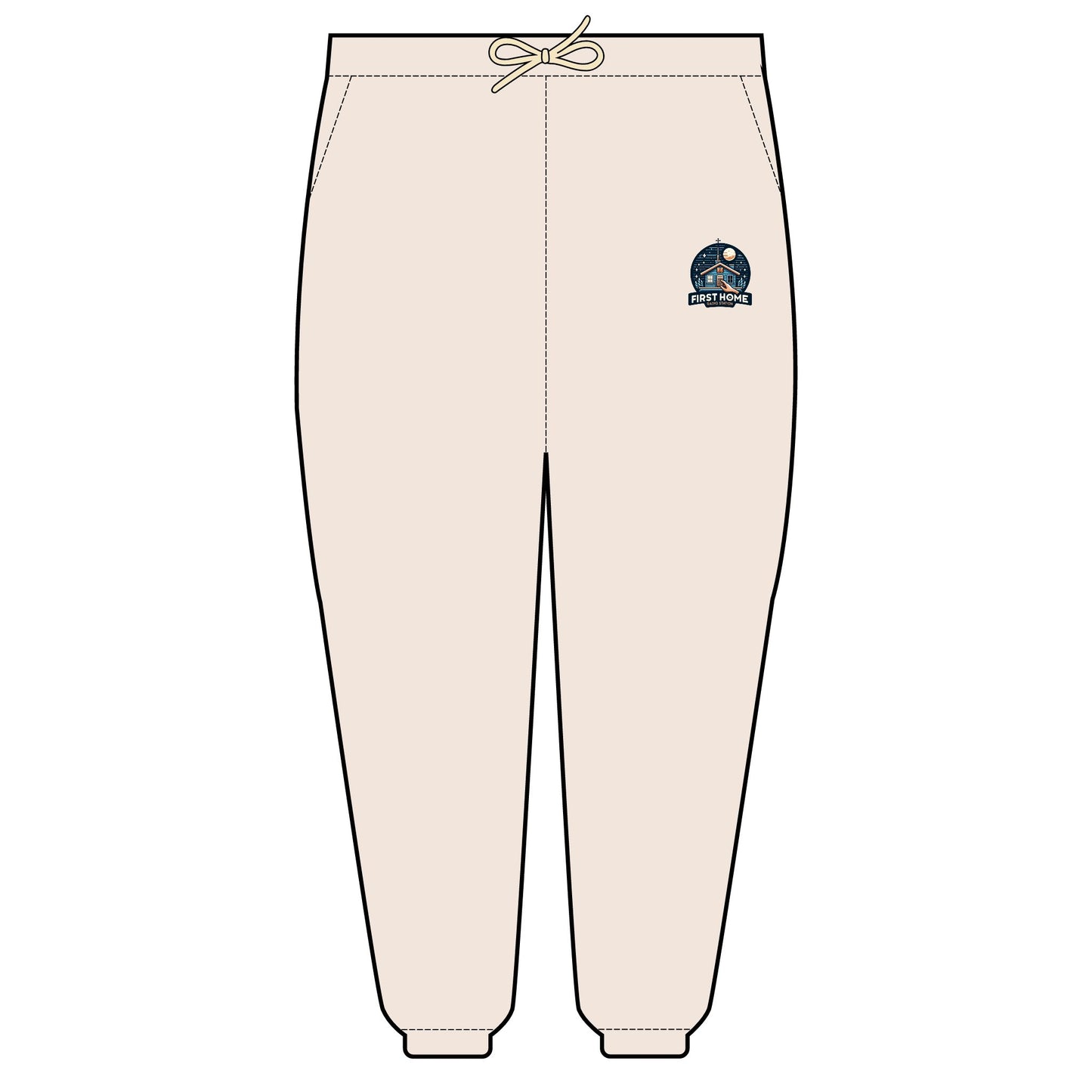 Fleece Sweatpants - First Home Radio Logo Design