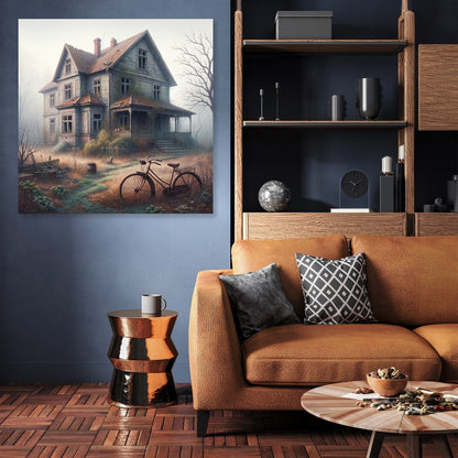 Suburban Relic Home Canvas