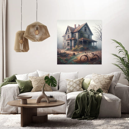 Suburban Relic Home Canvas
