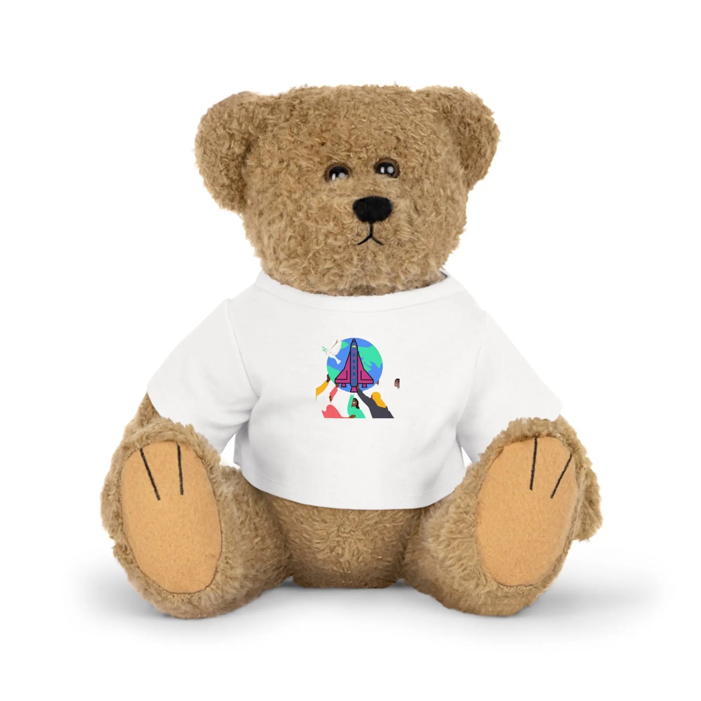 First Home Plush Toy with T-Shirt Printify