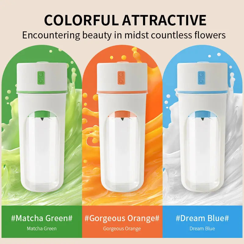 Kitchen Electric Juicer USB Charging Wireless Juices Blender Fruit Orange Mixer Squeezer Machine Ice Crush Cup Food Processor Michan Direct
