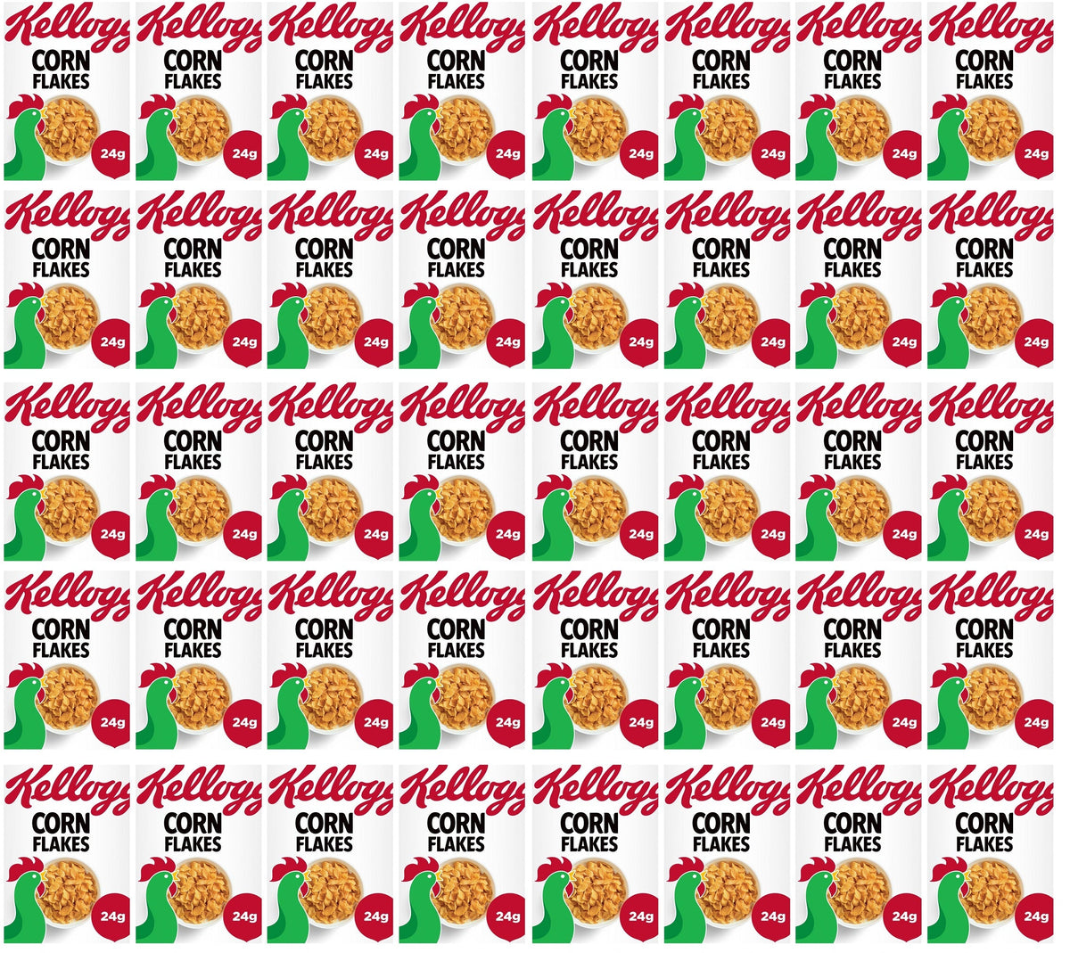 40 x Kellogg's Corn Flakes 24G