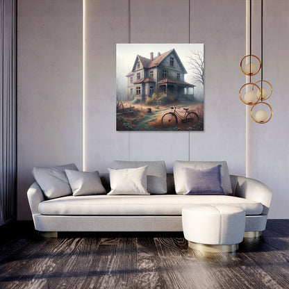 Suburban Relic Home Canvas