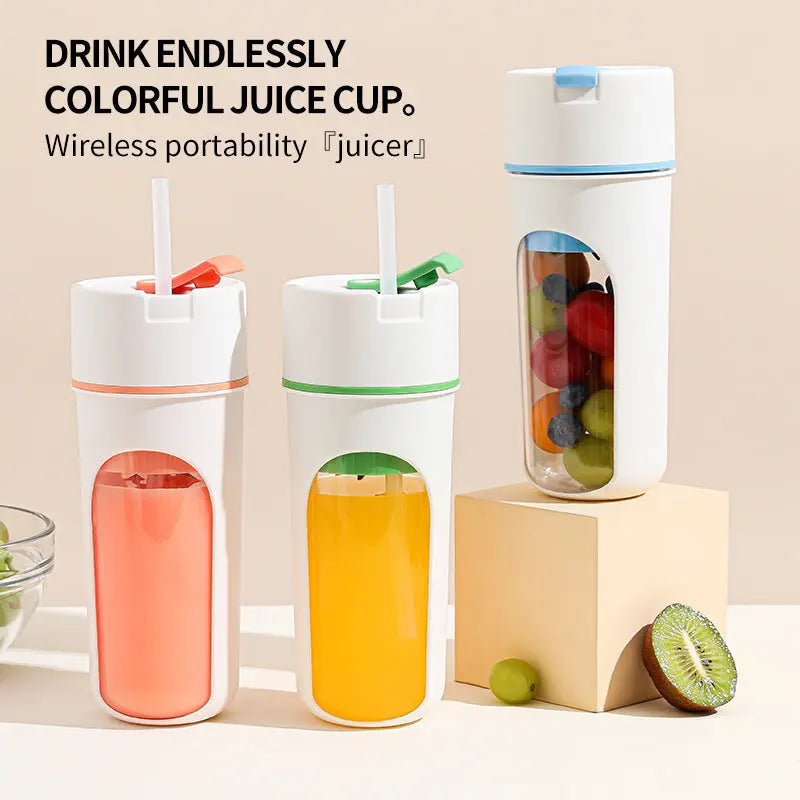 Kitchen Electric Juicer USB Charging Wireless Juices Blender Fruit Orange Mixer Squeezer Machine Ice Crush Cup Food Processor Michan Direct